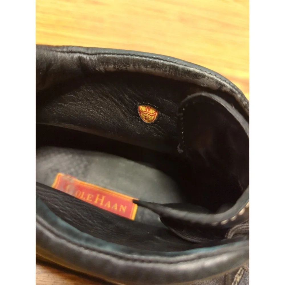 Cole Haan Country Black Leather‎ Boots 11 B Ankle Boot Bootie Chukka